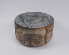 Afbeelding in Gallery-weergave laden, Keramieken Kruk/ Bijzettafel - Bruin & Blauw - 50 x 50 x 35 cm