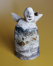 Afbeelding in Gallery-weergave laden, Kerstengeltjes Hangemaakt Keramiek - 5 × 7 × 14 cm